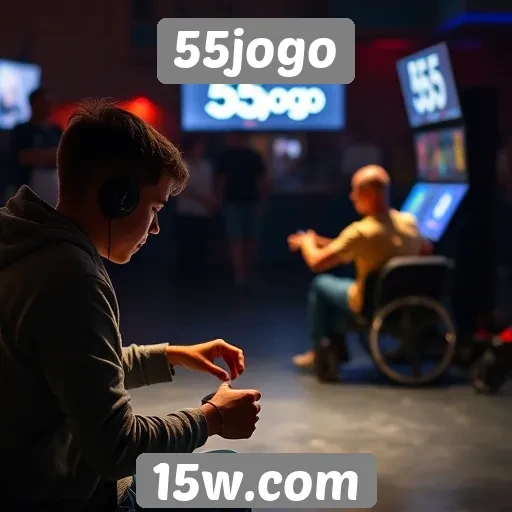 Acessibilidade em 55jogo beneficia jogadores com deficiência