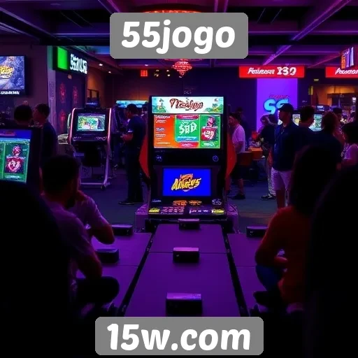 Crescimento da comunidade de jogadores no 55jogo