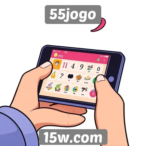 Experiência de usuário em dispositivos móveis no 55jogo
